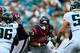 JACKSONVILLE, FL - SEPTEMBER 16: Arian Foster #23 of the Houston Texans runs for yardage during the game against the Jacksonville Jaguars at EverBank Field on September 16, 2012 in Jacksonville, Florida. (Photo by Sam Greenwood/Getty Images)