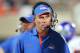 August 31, 2012; East Lansing, MI, USA; Boise State Broncos head coach Chris Petersen call play during the second half against the Michigan State Spartans at Spartan Stadium. MSU won 17-13 Mandatory Credit: Mike Carter-US PRESSWIRE