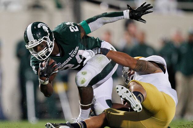 Michigan State RB Le'Veon Bell Not Allowing Another Setback
