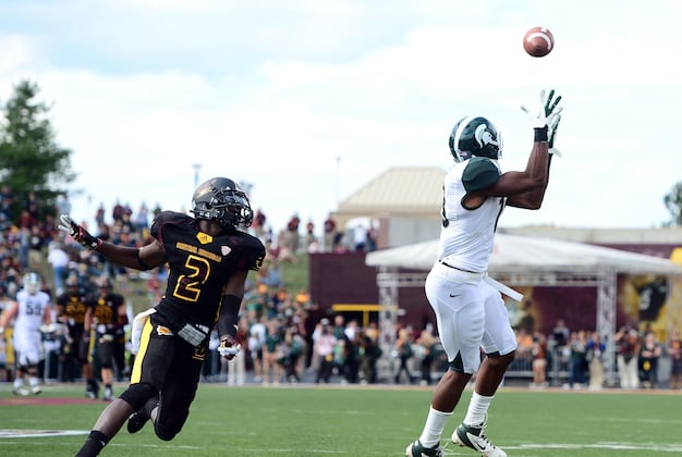 Michigan State's Bennie Fowler Not Down on Himself After a Dropped Ball