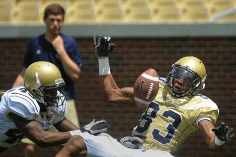 Starting Yellow Jackets Receiver Has Change of Heart