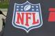 Sep 13, 2012; Green Bay, WI, USA; NFL logo on display on the Green Bay Packers sidelines prior to the game against the Chicago Bears at Lambeau Field. The Packers defeated the Bears 23-10. Mandatory Credit: Jeff Hanisch-US PRESSWIRE