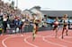 EUGENE, OR - JUNE 30: Allyson Felix (C) crosses the finish line to win the Women's 200 Meter Dash Final ahead of (L-R) Carmelita Jeter, Jeneba Tarmoh, Tianna Madison and Sanya Richards-Ross on day nine of the U.S. Olympic Track & Field Team Trials at the Hayward Field on June 30, 2012 in Eugene, Oregon. (Photo by Christian Petersen/Getty Images)