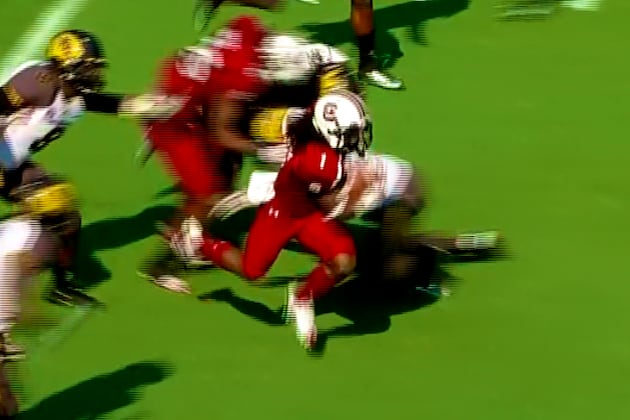 South Carolina's Ace Sanders Breaks Off Insane Punt Return