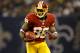 September 9, 2012; New Orleans, LA, USA; Washington Redskins wide receiver Pierre Garcon (88) runs after a catch during the first quarter of a game against the New Orleans Saints at the Mercedes-Benz Superdome. Mandatory Credit: Derick E. Hingle-US PRESSWIRE