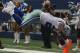 ARLINGTON, TX - SEPTEMBER 23: DeMarco Murray #29 of the Dallas Cowboys jumps into the endzone for a touchdown against the Tampa Bay Buccaneers at Cowboys Stadium on September 23, 2012 in Arlington, Texas. (Photo by Ronald Martinez/Getty Images)