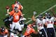 DENVER, CO - SEPTEMBER 23: Quarterback Peyton Manning #18 of the Denver Broncos drops back to pass against the Houston Texans at Sports Authority Field at Mile High on September 23, 2012 in Denver, Colorado. (Photo by Doug Pensinger/Getty Images)