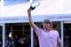 ATLANTA, GA - SEPTEMBER 23: Brandt Snedeker celebrates on the 18th green after his three stroke victory at the TOUR Championship to clinch the FedExCup during the final round of the TOUR Championship by Coca-Cola at East Lake Golf Club on September 23, 2012 in Atlanta, Georgia. (Photo by Sam Greenwood/Getty Images)