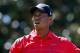 ATLANTA, GA - SEPTEMBER 23: Tiger Woods reacts to a poor tee shot on the fifth hole during the final round of the TOUR Championship by Coca-Cola at East Lake Golf Club on September 23, 2012 in Atlanta, Georgia. (Photo by Kevin C. Cox/Getty Images)