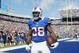 ORCHARD PARK, NY - SEPTEMBER 16: C.J. Spiller #28 of the Buffalo Bills celebrates his second touchdown against the Kansas City Chiefs at Ralph Wilson Stadium on September 16, 2012 in Orchard Park, New York. (Photo by Rick Stewart/Getty Images)