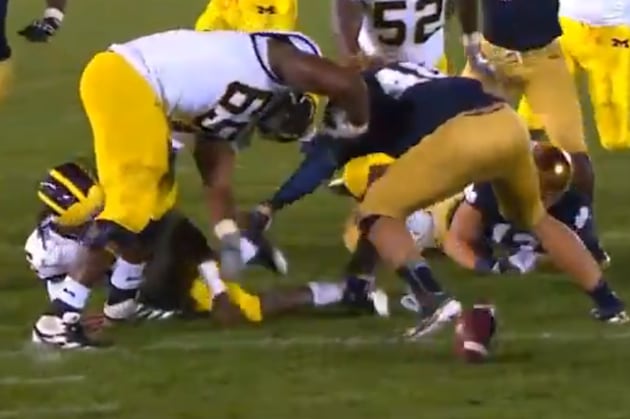 Michigan-Notre Dame in 140 characters (and a video)