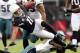 Wide receiver Larry Fitzgerald rolled over the Eagles for nine catches, 114 yards and one touchdown in the Cardinals' blowout home victory on Sunday.