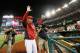 WASHINGTON, DC - SEPTEMBER 20: Manager Davey Johnson of the Washington Nationals waves to the crowd after the Nationals beat the Los Angeles Dodgers 4-1 to clinch a playoff spot at Nationals Park on September 20, 2012 in Washington, DC. (Photo by Rob Carr/Getty Images)