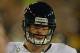 GREEN BAY, WI - SEPTEMBER 13: Jay Cutler #6 of the Chicago Bears walks the sidelines during a game against the Green Bay Packers at Lambeau Field on September 13, 2012 in Green Bay, Wisconsin. The Packers defeated the Bears 23-10. (Photo by Jonathan Daniel/Getty Images)