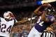 Torrey Smith caught two touchdown passes against the Patriots' secondary on Sunday night.