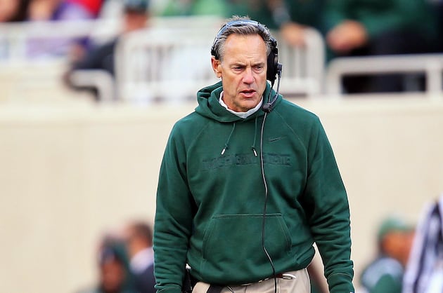 Watch: Agitated Mark Dantonio Has Little Time for Reporters After Game