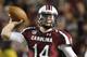 COLUMBIA, SC - SEPTEMBER 15: Connor Shaw #14 of the South Carolina Gamecocks looks to throw during the first half against the UAB Blazers in their NCAA college football game on September 15, 2012 at Williams Brice Stadium in Columbia, South Carolina. (Photo By Mary Ann Chastain/Getty Images)