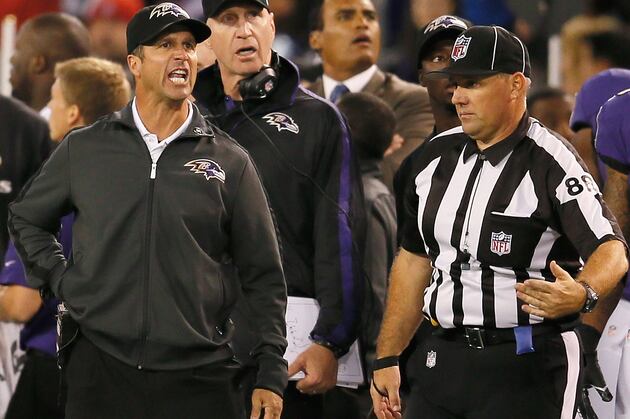NFL Investigating John Harbaugh for Bumping Official