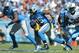 Sep 23, 2012; Nashville, TN, USA; Detroit Lions running back Mikel Leshoure (25) runs with the ball against the Tennessee Titans during the first half at LP Field. Mandatory credit: Don McPeak-US PRESSWIRE