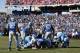 NASHVILLE, TN - SEPTEMBER 23: Shaun Hill #14 of the Detroit Lions gets stopped on a fourth down play in overtime by the Tennessee Titans during the game at LP Field on September 23, 2012 in Nashville, Tennessee. The Titans won 44-41. (Photo by Joe Robbins/Getty Images)