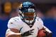 INDIANAPOLIS, IN - SEPTEMBER 23: Maurice Jones-Drew #32 of the Jacksonville Jaguars runs the ball as Jerrell Freeman #50 of the Indianapolis Colts tries to tackle from behind at Lucas Oil Stadium on September 23, 2012 in Indianapolis, Indiana. (Photo by Michael Hickey/Getty Images)