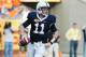 TAMPA, FL - JANUARY 1: Quarterback Matt McGloin #11 of the Penn State Nittany Lions passes against the Florida Gators January 1, 2010 in the 25th Outback Bowl at Raymond James Stadium in Tampa, Florida. (Photo by Al Messerschmidt/Getty Images)