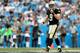 CHARLOTTE, NC - SEPTEMBER 16: Drew Brees #9 of the New Orleans Saints during their game at Bank of America Stadium on September 16, 2012 in Charlotte, North Carolina. (Photo by Streeter Lecka/Getty Images)