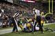 SEATTLE, WA - SEPTEMBER 24: Wide receiver Golden Tate #81 of the Seattle Seahawks makes a catch in the end zone to defeat the Green Bay Packers on a controversial call by the officials at CenturyLink Field on September 24, 2012 in Seattle, Washington. (Photo by Otto Greule Jr/Getty Images)