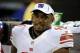 Aug 10, 2012; Jacksonville, Florida, USA; New York Giants running back Ahmad Bradshaw (44) during the fourth quarter of the preseason game against the Jacksonville Jaguars at EverBank Field. Mandatory Credit: Melina Vastola-US PRESSWIRE