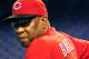 MIAMI, FL - SEPTEMBER 16: Manager Dusty Baker #12 of the Cincinnati Reds looks on during batting practice before the start of a MLB baseball game against the Miami Marlins at Marlins Park on September 16, 2012 in Miami, Florida. (Photo by Jason Arnold/Getty Images)