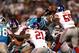 The New York Giants will face Michael Vick and his six interceptions this week.