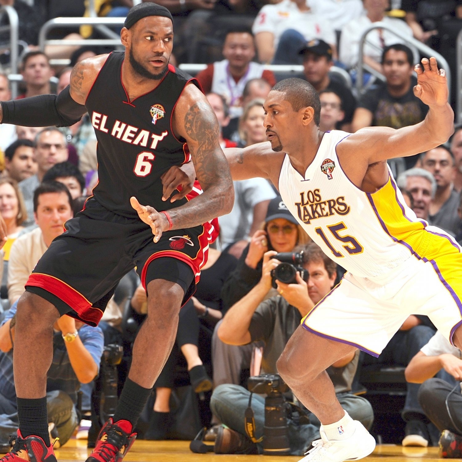 How NewLook LA Lakers Starting Lineup Stacks Up with Every 2013 Title