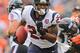 DENVER, CO - SEPTEMBER 23: Running back Arian Foster #23 of the Houston Texans rushes agaisnt the Denver Broncos at Sports Authority Field at Mile High on September 23, 2012 in Denver, Colorado. The Texans defeated the Broncos 31-25. (Photo by Doug Pensinger/Getty Images)