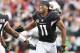 GLENDALE, AZ - SEPTEMBER 23: Wide receiver Larry Fitzgerald #11 of the Arizona Cardinals high fives teammates during the NFL game against the Philadelphia Eagles at the University of Phoenix Stadium on September 23, 2012 in Glendale, Arizona. The Carindals defeated the Eagles 27-6. (Photo by Christian Petersen/Getty Images)