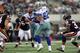 ARLINGTON, TX - SEPTEMBER 19: Tight end Jason Witten #82 of the Dallas Cowboys drops a pass that was intercepted by D.J. Moore #30 of the Chicago Bears in the second quarter at Cowboys Stadium on September 19, 2010 in Arlington, Texas. (Photo by Ronald Martinez/Getty Images)