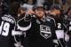 LOS ANGELES, CA - JUNE 11: Goaltender Jonathan Quick #32 of the Los Angeles Kings celebrates after defeating the New Jersey Devils in Game Six of the 2012 Stanley Cup Finals at Staples Center on June 11, 2012 in Los Angeles, California. The Kings defeated the Devils 6-1 to win the series 4 games to 2. (Photo by Christian Petersen/Getty Images)