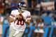 CHARLOTTE, NC - SEPTEMBER 20: Eli Manning #10 of the New York Giants during their game at Bank of America Stadium on September 20, 2012 in Charlotte, North Carolina. (Photo by Streeter Lecka/Getty Images)
