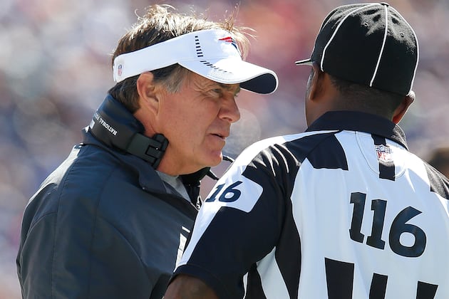 Bill Belichick Fined $50K for Touching Official