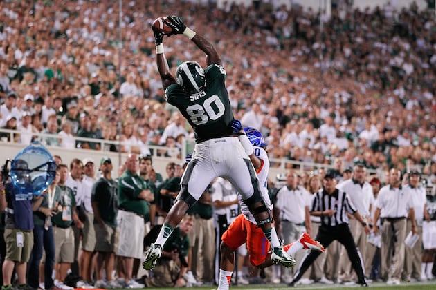 MSU's Dion Sims Receives John Mackey Weekly Honor After Career Performance