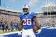 ORCHARD PARK, NY - SEPTEMBER 16: C.J. Spiller #28 of the Buffalo Bills celebrates his second touchdown against the Kansas City Chiefs at Ralph Wilson Stadium on September 16, 2012 in Orchard Park, New York. (Photo by Rick Stewart/Getty Images)