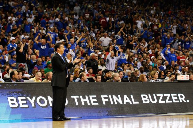 Final Four Floor Installed in Locker Room at Rupp Arena