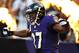 BALTIMORE, MD - SEPTEMBER 10: Running back Ray Rice #27 of the Baltimore Ravens is introduced before playing against the Cincinnati Bengals in the first quarter at M&T Bank Stadium on September 10, 2012 in Baltimore, Maryland. The Ravens won 44-13. (Photo by Patrick Smith/Getty Images)
