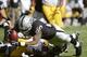 OAKLAND, CA - SEPTEMBER 23: Darren McFadden #20 of the Oakland Raiders stretches out but comes up a yard short of the goal line against the Pittsburgh Steelers during the third quarter of an NFL football game at Oakland-Alameda County Coliseum on September 23, 2012 in Oakland, California. (Photo by Thearon W. Henderson/Getty Images)