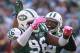 EAST RUTHERFORD, NJ - OCTOBER 23: Darrelle Revis #24 of the New York Jets celebrates a fourth quarter interception with teammate Muhammad Wilkerson #96 against the San Diego Chargers at MetLife Stadium on October 23, 2011 in East Rutherford, New Jersey. (Photo by Nick Laham/Getty Images)