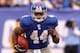 EAST RUTHERFORD, NJ - JANUARY 08: Ahmad Bradshaw #44 of the New York Giants runs the ball against the Atlanta Falcons during their NFC Wild Card Playoff game at MetLife Stadium on January 8, 2012 in East Rutherford, New Jersey. (Photo by Al Bello/Getty Images)