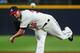 ATLANTA, GA - SEPTEMBER 16: Mike Minor #36 of the Atlanta Braves pitches against the Washington Nationals at Turner Field on September 16, 2012 in Atlanta, Georgia. (Photo by Scott Cunningham/Getty Images)