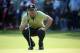 MEDINAH, IL - SEPTEMBER 28: Rory McIlroy of Europe lines up a putt on the 11th green during the Afternoon Four-Ball Matches for The 39th Ryder Cup at Medinah Country Club on September 28, 2012 in Medinah, Illinois. (Photo by Andrew Redington/Getty Images)