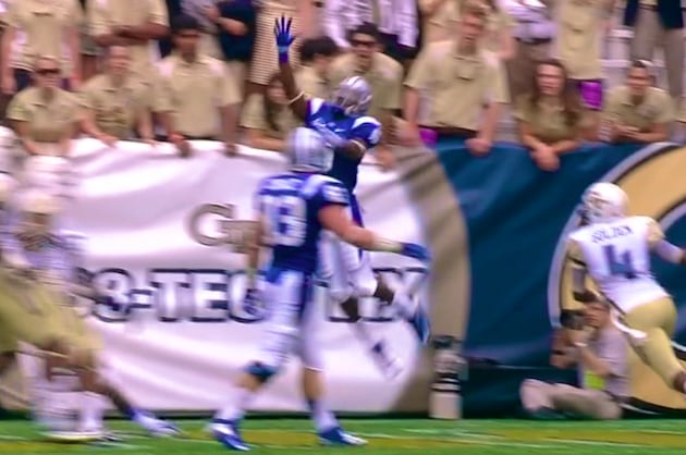 Middle Tennessee State WR Makes Unbelievable 1-Handed Touchdown Catch