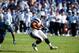 September 16, 2012; San Diego, CA, USA; San Diego Chargers running back Jackie Battle (44) runs for a short gain during the fourth quarter against the Tennessee Titans at Qualcomm Stadium. The Chargers won 38-10. Mandatory Credit: Christopher Hanewinckel-US PRESSWIRE