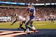 EAST RUTHERFORD, NJ - NOVEMBER 20: Victor Cruz #80 of the New York Giants catches a 24-yard touchdown reception in the fourth quarter against Nnamdi Asomugha #24 of the Philadelphia Eagles at MetLife Stadium on November 20, 2011 in East Rutherford, New Jersey. (Photo by Patrick McDermott/Getty Images)